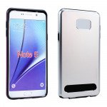 Wholesale Samsung Galaxy Note 5 Aluminum Armor Hybrid Case (Silver)